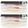 Hausfelder Cold Food Containers for Fridge, Stackable Food Box, Fridge