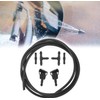 Unifizz 7pcs Front Windshield Washer Nozzles 2 Meters Windshield Washer
