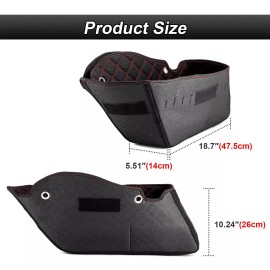 CB Saddlebag Liners with Tool Pockets For Harley Road King Electra Glide 2014-2023