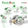 Feeloco Indicator Privacy Lock and Door Lever,Vacant Occupied Bathroom Lock