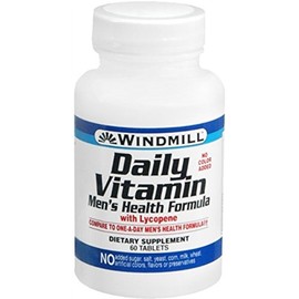 Windmill Daily Vitamin Tablets Men's Health Formula 60 Tablets (Pack of 4)