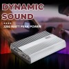 Yaeccc 3200W 4 Channel Car Amplifier 2 to 4 Ω