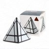 Yealvin Pyramid Mirror Cube, New Ideas Magic Tower Magic Cube