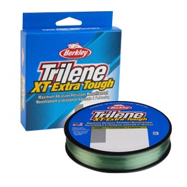 Berkley Trilene® XT®, Low-Vis Green, 30lb | 13.6kg, 220yd | 201m Monofilament Fishing Line, Suitable for Saltwater and Freshwater Environments