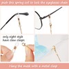 Weewooday 12 Pieces Eyeglass Chain Eye Glasses Accessory Chain Sunglasses