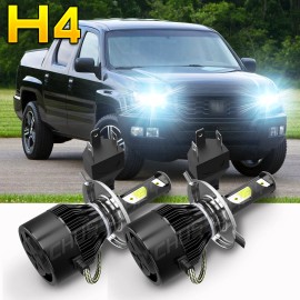 CHUSYYRAY For Honda Ridgeline 2006-2014 6000K H4 9003 LED Headlights Bulbs Kit Hi/Low Beam