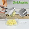 LHS Heavy Duty Potato Ricer and Masher, Stainless Steel Potato