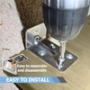 Boat Table Mounting Brackets - Marine Grade Folding Shelf Supports