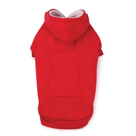 Zack & Zoey Fleece-Lined Hoodie for Dogs, 24" X-Large, Tomato Red