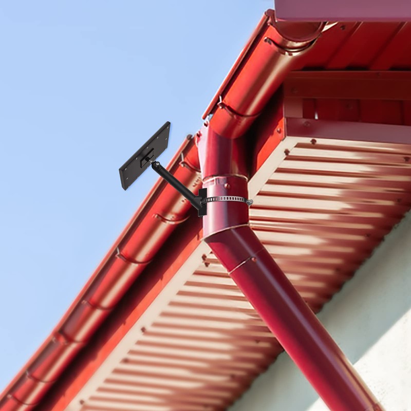 HOLACA Pole Extension Mount Bracket Compatible with R ing/Arlo/Wyze/Eufy/Wasserstein Solar