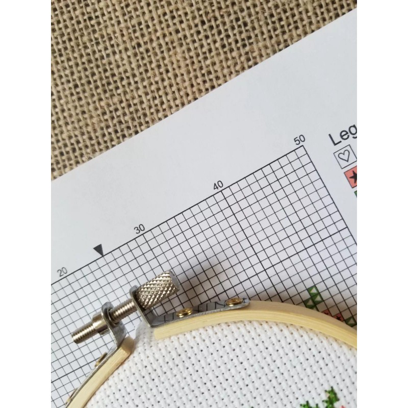 Unbranded Counted Cross Stitch Carrot Patch Pattern