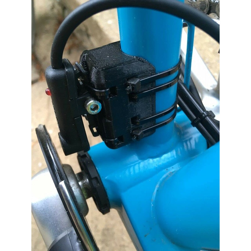 Ebike Pedal sensor spacer for folding bikes like Brompton's fitted