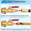 RV Winterize Blowout Adapter, RV Winterizing Kit, Brass RV Blow