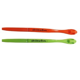 Citrus Queen Orange Peeler Tool 2 Pack (Green & Orange), Easy Citrus Peel Cutter, Plastic Fruit Slicer, Lemon Opener, Kitchen Gadget & Cooking Tool