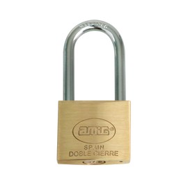 Amig - Padlock for Lockers & Gates | Brass Security with Steel Arc | Waterproof & Anti-Rust | Suitable for Doors & Safes | Includes 2 Keys | Mortice Lock Compatible, Mattmessing, 60mm