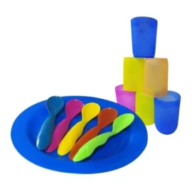 Yuliana Sets 20 Vasos Minis + Plato Pasteleros + Cucharas Pastelera