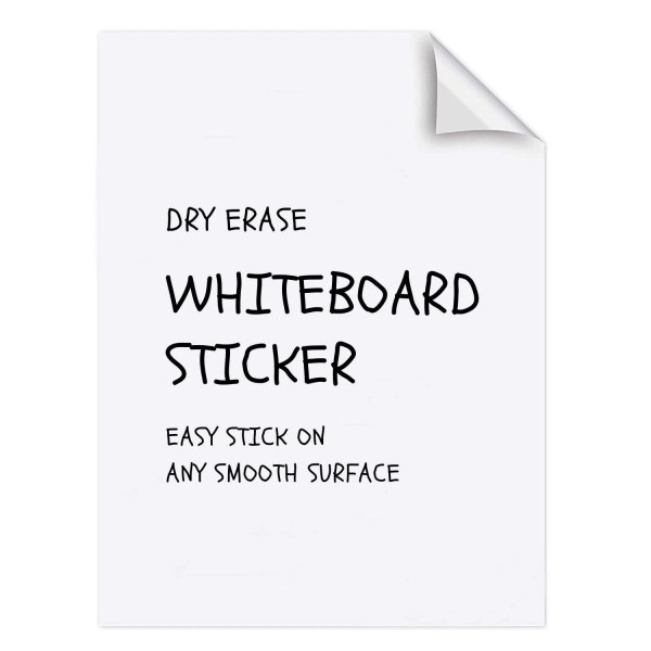 AcrossSea Dry Erase Sheets - 10 A4 Sheets - Adhesive