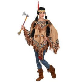 W WIDMANN MILANO Party Fashion - Indian costume, poncho, wild west, fancy dress, carnival, theme party