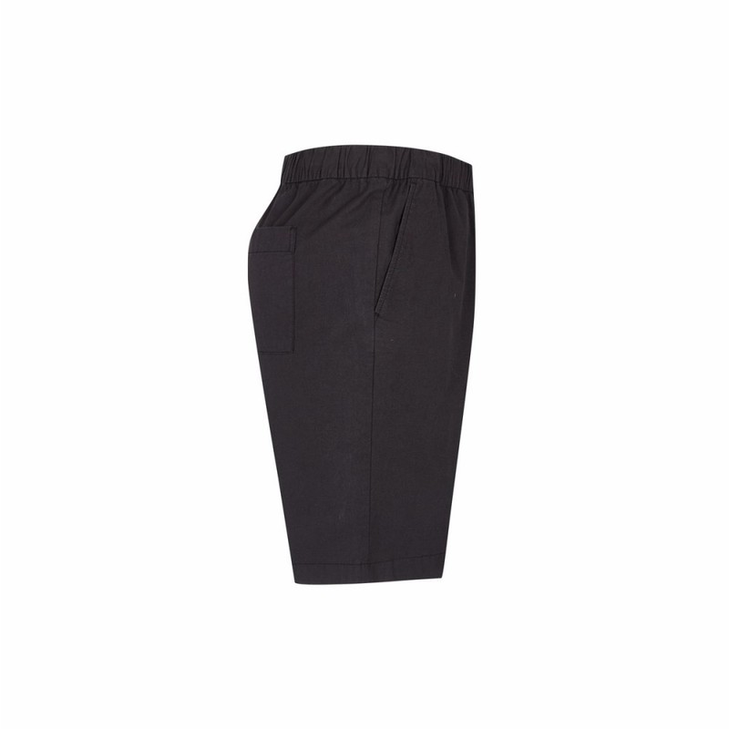 JAJU [JAJU/자주] 남 코튼 밴딩 하프 팬츠_블랙 [JAJU] Men's Cotton
