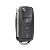 3 Button Flip Key Fob Remote Control Case for VW