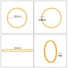 Rubber Bands Size16 Elastic Rubber Band #16 yellow 600Pcs rubber