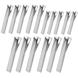 36 Pcs Silver Metal Alligator Hair Clips,Crocodile Clips Hair, Metal Hair Clips,Silver Hair Clips 3 Sizes 2.2inch,2.6inch, 2.95inch For Diy Hair Extensions
