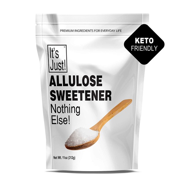 It's Just - Allulose, Sugar Substitute, Keto Friendly Sweetener, Non-Glycemic, Made in USA (11oz)