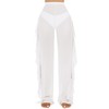 Jumppmile - Traje de baño de malla transparente para mujer,