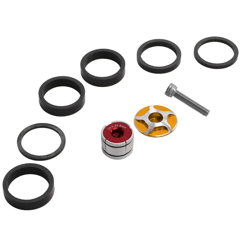 CANSUCC Bicycle Headset Spacer Set with Stem Top Cap and