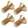 50Pcs Flat Hex Socket Screw Copper Countersunk Head Fastener Hardware