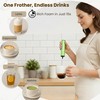 Rechargeable Milk Frother, Electric Coffee Foamer, Handheld Drink Mixer for