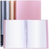 Tuhangcc Binder with Plastic Sleeves 8.5x11 20-Pocket - Heavy Duty