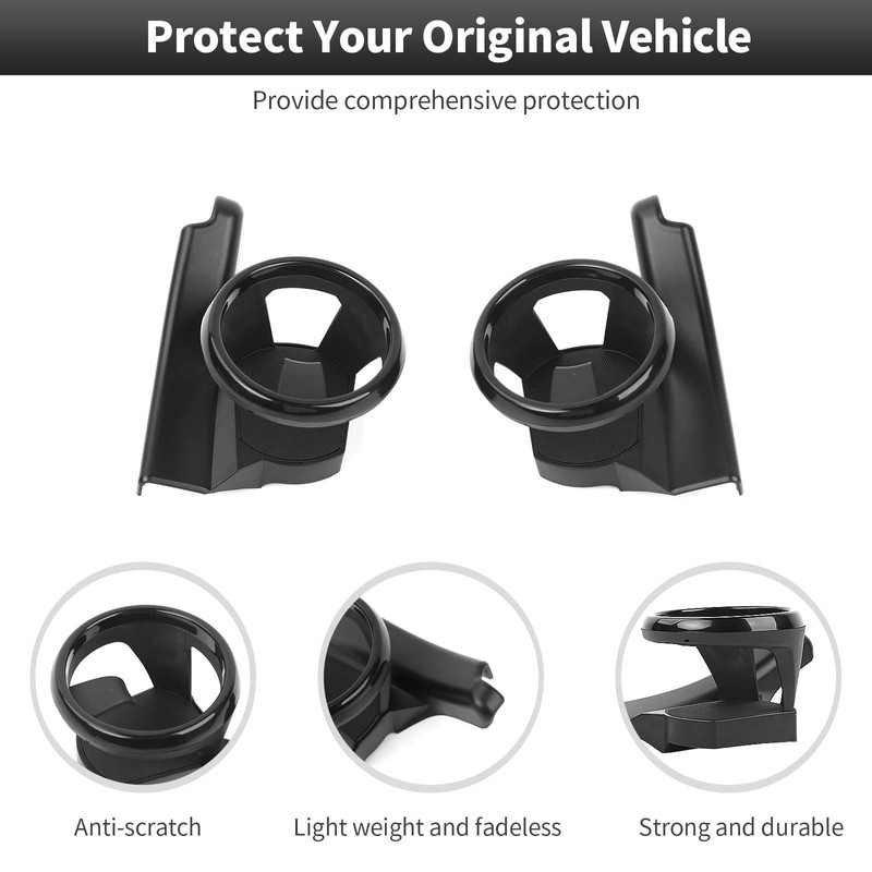 CheroCar JL Cup Holder Right-Side Door Cup Holder for Jeep