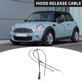 Hood Latch Release Cable - Compatible for Mini Cooper 2007-2015 - Replace Part 51232751378 51237148865 - Set of 2