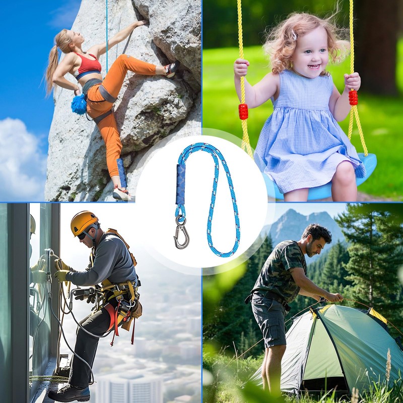 Penbinmall Swing attachment tree, swing attachment rope, 100 cm hammock