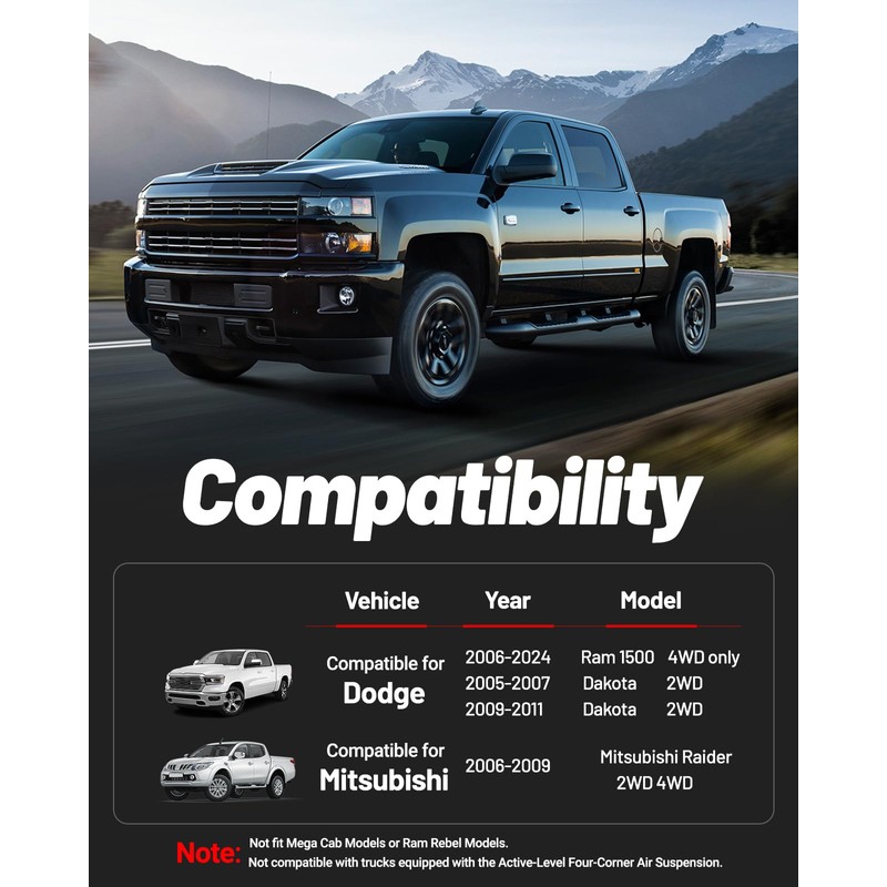 EVIL ENERGY 3" Leveling Lift Kit Compatible with 2006-2024 Ram