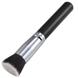 TRIXES Foundation Makeup Brush - Flat Top Kabuki Brush Blender - Complete Application for Concealer, Powder, Cream and Liquid Makeup - Dense Premium Synthetic Polishing and Swab Bristles
