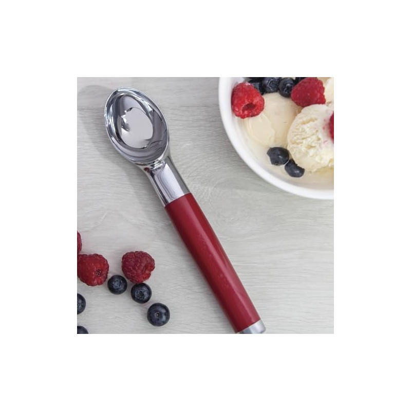 KitchenAid Cuchara para Helado Empire Red, Apta para Lavavajillas