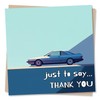Cool Thank You Card For Car Lover - Modern -