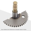 GOOFIT Transmission Cover Assembly with Start Gear Shaft Belt Replacement