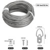 Blisstime Picture Hanging Kit - 100 Feet Braided Hanging Wire,