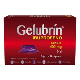 Gelubrin Cápsulas 400 Mg, 10 Cápsulas