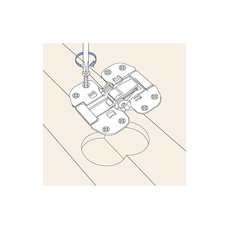Do It Y ourself DIY PARTNER 3-piece Murakoshi Center Hinge,