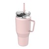 Zenbo 40oz Stainless Steel Tumbler with Handle, Lid & Straw