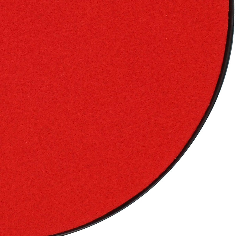 com-four® 4x coasters with felt, felt glides for vases, flower