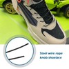 SING F LTD 4Pcs Twist Lock Shoelaces Replacement Compatible with