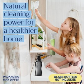 Fab Tab - Bathroom Cleaning Spray Refill Tablets - All-Purpose Cleaner Spray Tablets - Natural Cleaning Products - Plant-Based - Citrus Scent- No Harsh Chemicals - (bottle not included) (12)