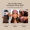 Drowsy DROWSY Silk Sleep Mask. Face-Hugging, Padded Silk Cocoon for