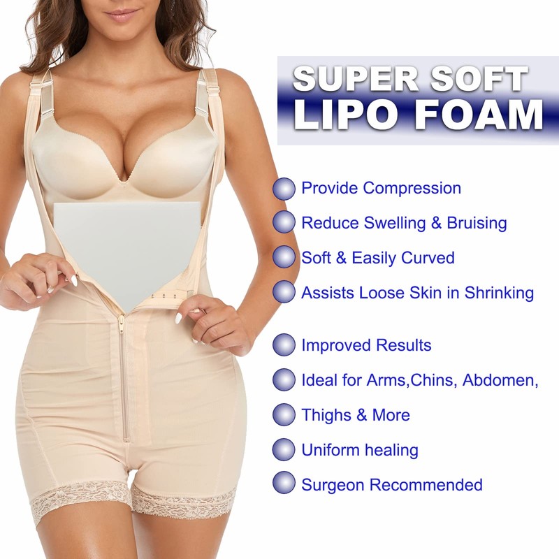 KUSMOO 3 Pack Lipo Foam Board Ab Board Post Surgery