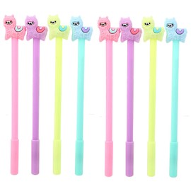 YYaaloa 28pcs Alpaca Shaped Gel Ink Pens 0.5 mm Black Ink Novelty Pens for Child, Women Coworkers Kids Office School Home Wedding Bridal Shower Gifts Party Supplies (alpaca shaped 28pcs)